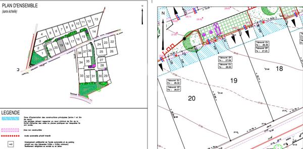 Terrain Brem Sur Mer 524 m2