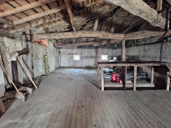 Bien rare : ancienne ferme du XVIII? siècle avec dépendances et grand terrain arboré à Barbezieux-Saint-Hilaire.