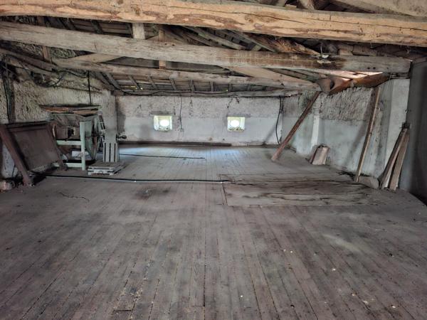 Bien rare : ancienne ferme du XVIII? siècle avec dépendances et grand terrain arboré à Barbezieux-Saint-Hilaire.