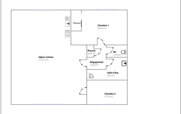 Maison à vendre 3 pièces 54 m² La Londe-les-Maures
