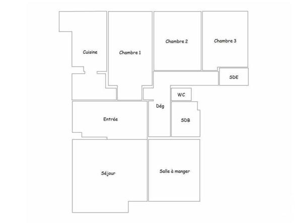 Appartement F5 à vendre  5 pièces - 110,39 m2 VILLE D AVRAY - 92