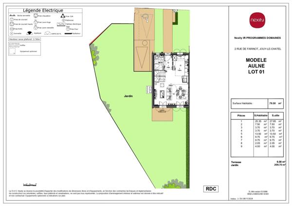 Vente Maison 4 pièces 79 m2 à Jouy-le-Châtel
