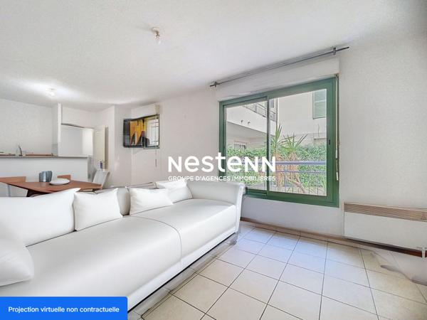 VALLAURIS - 30,56 m2 - STUDIO 31m2 - CALME - BOX