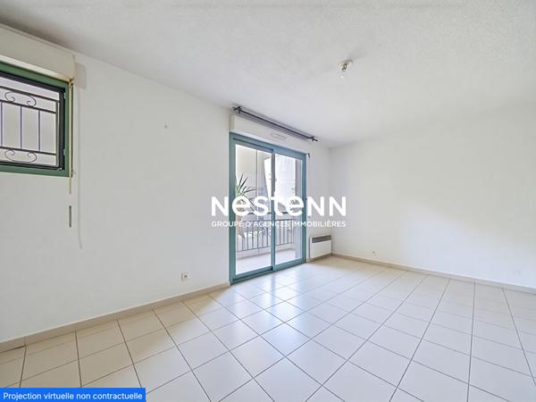 VALLAURIS - 30,56 m2 - STUDIO 31m2 - CALME - BOX