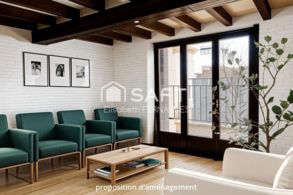 Appartement duplex à usage commercial