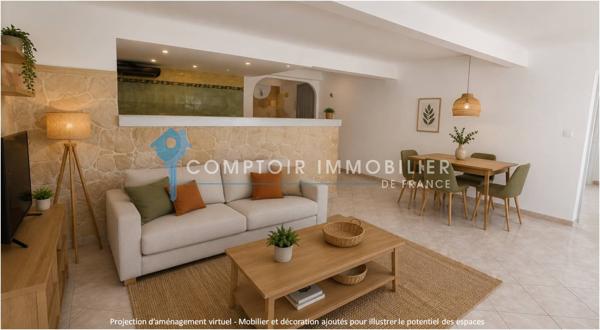 Appartement
                                                                                                                                                                                                                                                                                                                        4 pièce(s)                                                                                                                                                                                                          2 chambre(s)                                                                                                                                                                                                          60  m²