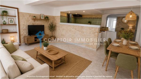Appartement
                                                                                                                                                                                                                                                                                                                        4 pièce(s)                                                                                                                                                                                                          2 chambre(s)                                                                                                                                                                                                          60  m²