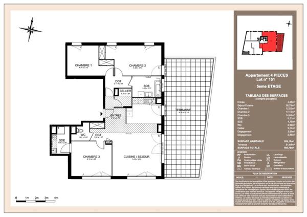 Appartement à vendre 4 pièces AMBILLY (74)