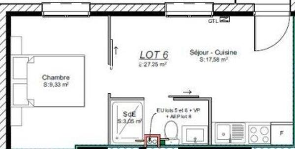 Appartement à La Roche-sur-Yon, 85000 - 2 pièces 27m²
