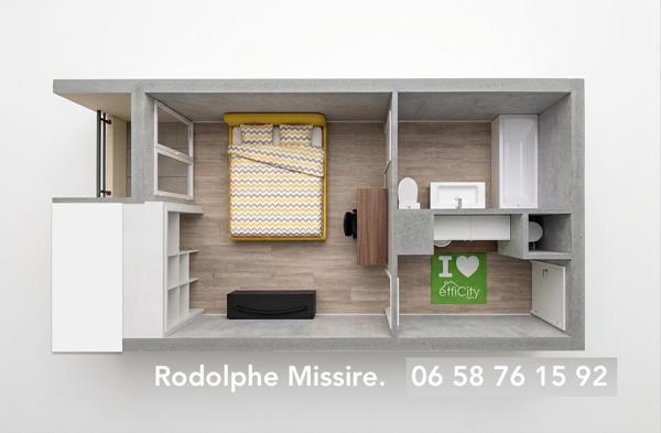 Appartement
         1 pièce
        - 21 m² Exclusivité 69 000 € *