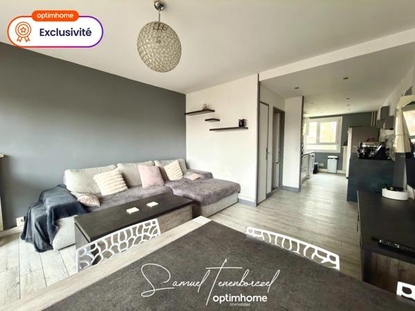 Appartement 73 m² avec balcon sud et possibilité 3 chambres – Lisieux (14100)