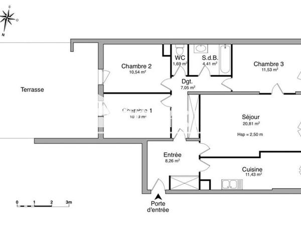 À vendre Appartement 4 pièces 85.31 m² - Levallois-perret 92300