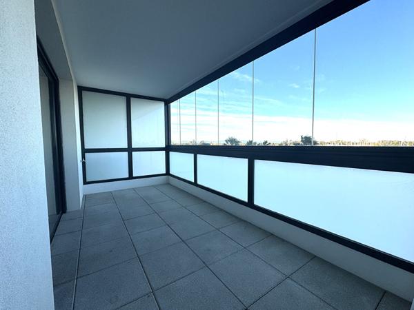 À LOUER  T2 AVEC TERRASSE ET VUE MER  CANET-EN-ROUSSILLON RÉSIDENCE BLEU D'ANCRE