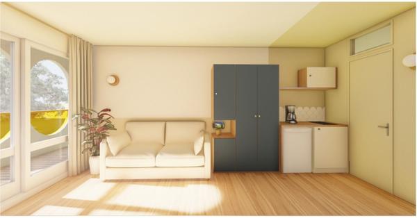 Appartement à louer studio - 12 m²