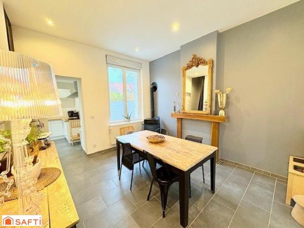 À vendre sur la commune de Saint-Saulve – Maison individuelle rénovée avec garage – Coup de cœur assuré