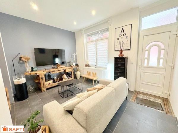 À vendre sur la commune de Saint-Saulve – Maison individuelle rénovée avec garage – Coup de cœur assuré