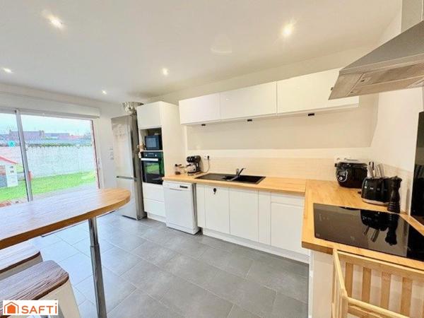 À vendre sur la commune de Saint-Saulve – Maison individuelle rénovée avec garage – Coup de cœur assuré