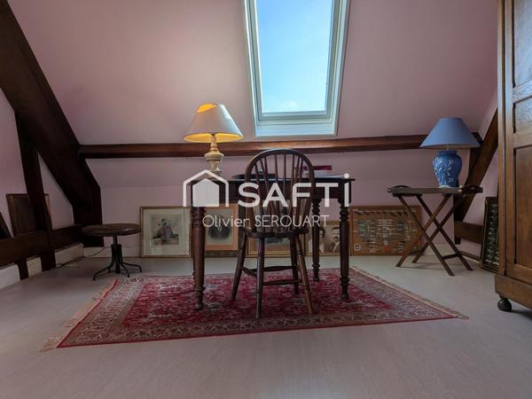 PAVILLON DE 169 m² – HABITABLE DE PLAIN-PIED, 4 CHAMBRES, SOUS-SOL COMPLET ET JARDIN DE 1 600 m²