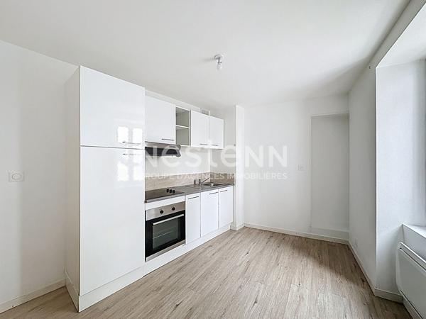 A LOUER appartement T1 bis Secteur MONTAIGNE Brest  - 27.49 m2