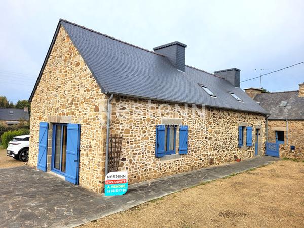 Longère Plouha 4 pièces - 90m² et terrain constructible - Proche mer