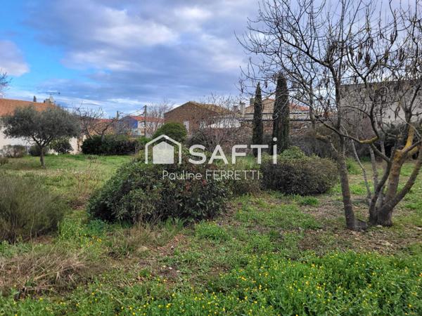 Terrain constructible viabilisé de 537m2