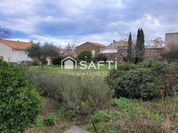 Terrain constructible viabilisé de 537m2