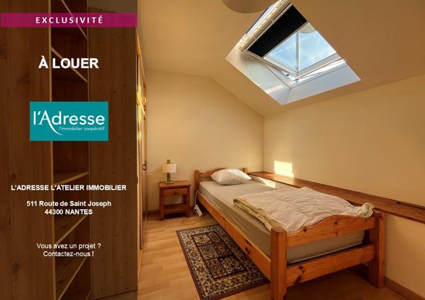 Chambre meublée - NANTES ST JOSEPH DE PORTERIE 1 pièce(s) 23 m2