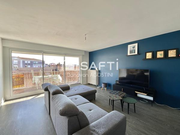 T4 lumineux, terrasse et cave en hyper centre