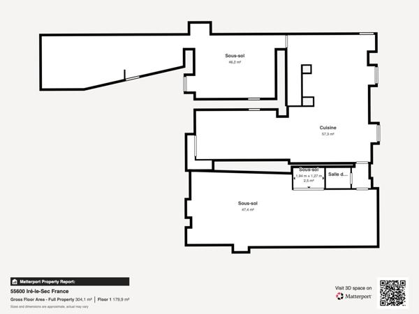 IRÉ-LE-SEC – Maison de caractère, 4 chambres, mezzanine, jardin et garage – DPE B