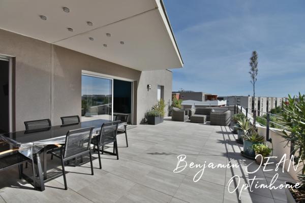 Appartement 66m² avec terrasse de 56 m² – Sérignan, à 500 m de Valras-Plage