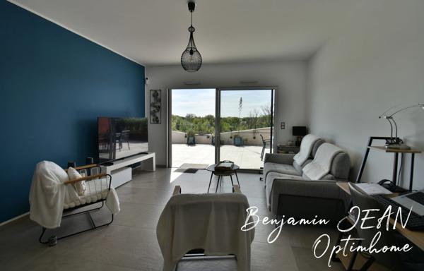 Appartement 66m² avec terrasse de 56 m² – Sérignan, à 500 m de Valras-Plage