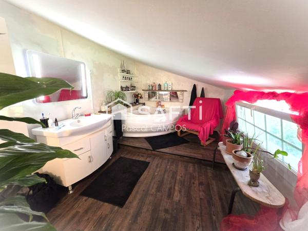 maison t7 de 170m², avec jardin non atennant
