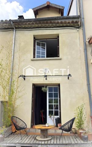 maison t7 de 170m², avec jardin non atennant