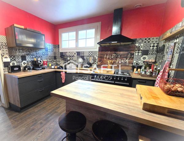 maison t7 de 170m², avec jardin non atennant