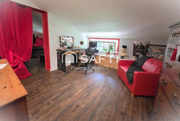maison t7 de 170m², avec jardin non atennant