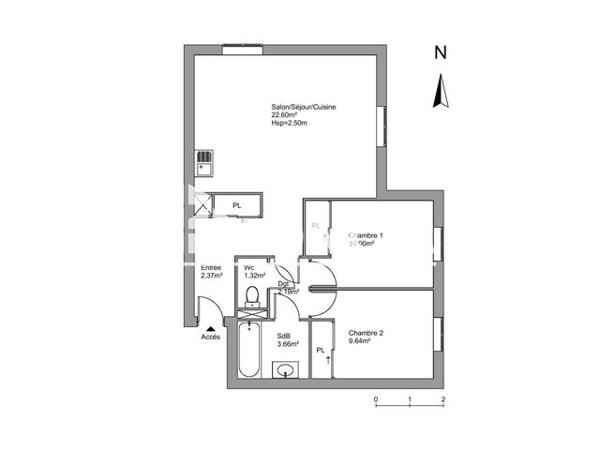 Location Appartement 3 pièces 59.05 m² - LIEU DIT GRIMARDET Gourdon 46300