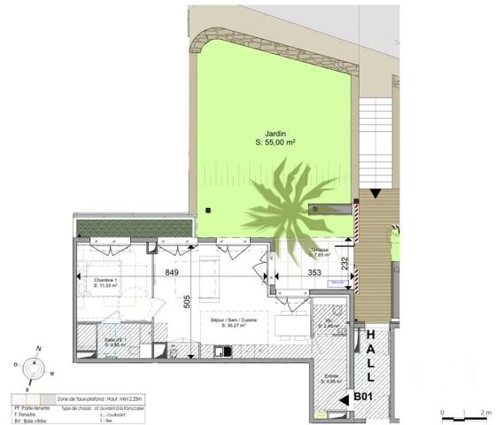 Appartement F2 à vendre  2 pièces - 53,96 m 2   STE MAXIME  - 83