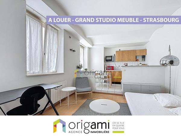 Grand Studio Meublé Situé en Arrière cour d'un immeuble de caractère Strasbourg Grand Studio Meublé Situé en Arrière cour d'un immeuble de caractère Strasbourg