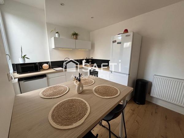 Maison de ville, 2 chambres, cour