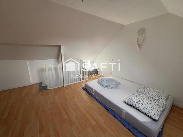 Maison de ville, 2 chambres, cour