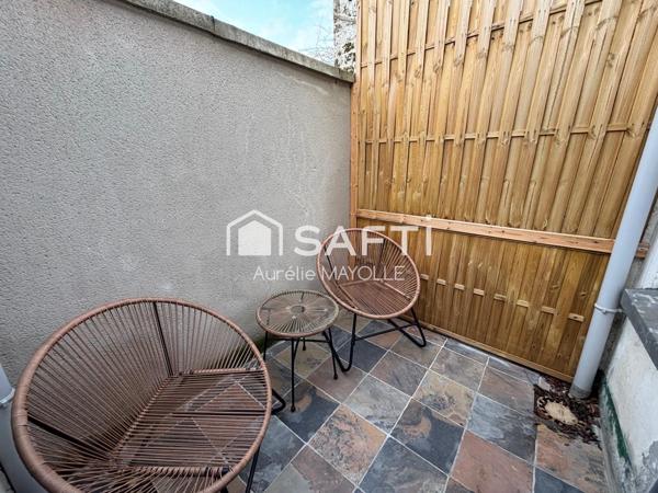 Maison de ville, 2 chambres, cour