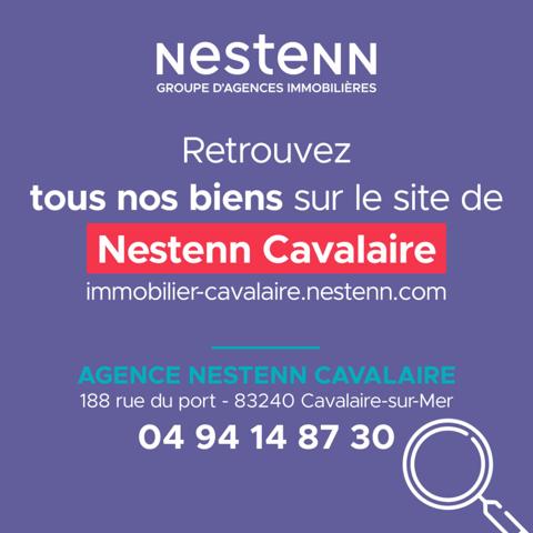 Appartement Cavalaire-sur-mer 2 pièce centre ville au calme en rez-de-jardin