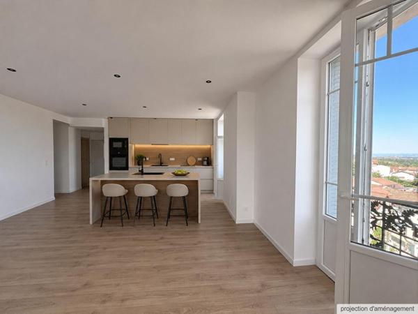 Appartement de 105 m²  avec parking et  DPE A