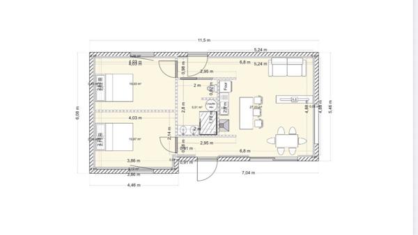 Neuf 3/4 pièces Diebolsheim