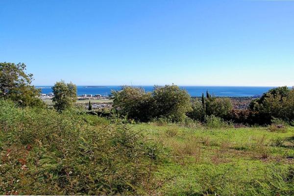 Mandelieu-la-Napoule (06210) Rare et maginifique terrain de 1677m² en pente douce