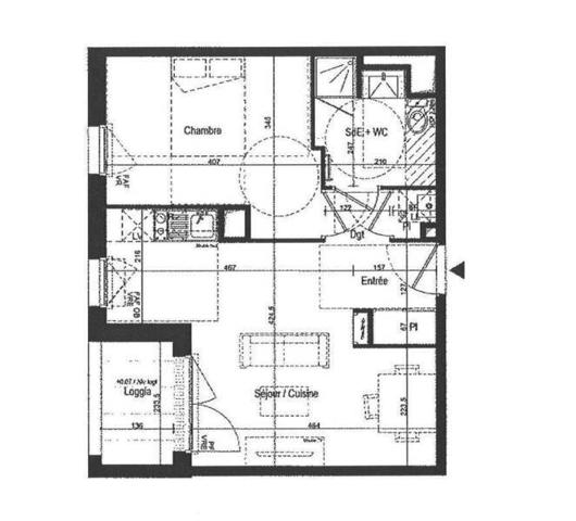 Appartement 2 pièces - 44300 Nantes