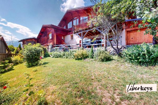 Chalet d'exception avec appartement indépendant, espace bien-être et vue panoramique sur les sommets de la Lauzière et de Valmorel