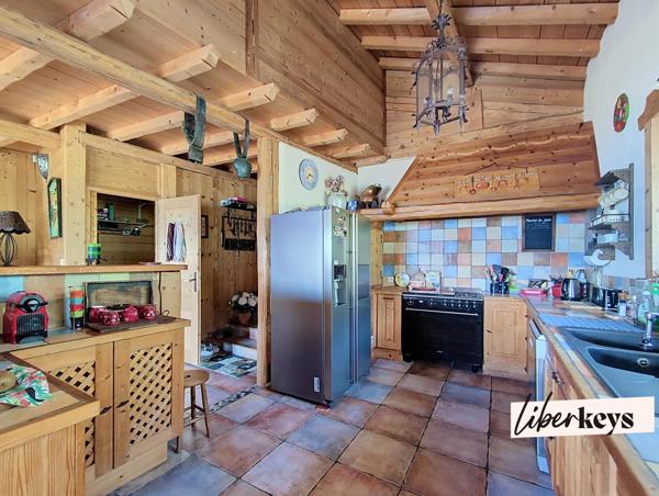 Chalet d'exception avec appartement indépendant, espace bien-être et vue panoramique sur les sommets de la Lauzière et de Valmorel