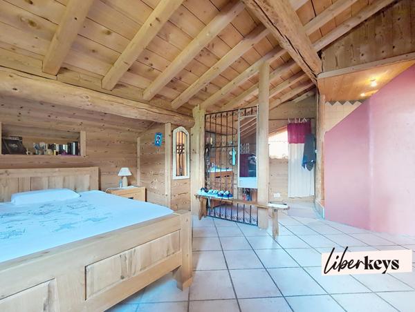 Chalet d'exception avec appartement indépendant, espace bien-être et vue panoramique sur les sommets de la Lauzière et de Valmorel