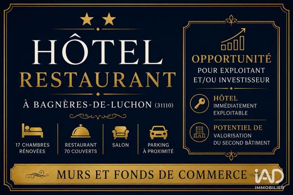 Hôtel  à vendre 1 000 m² Bagnères-de-Luchon